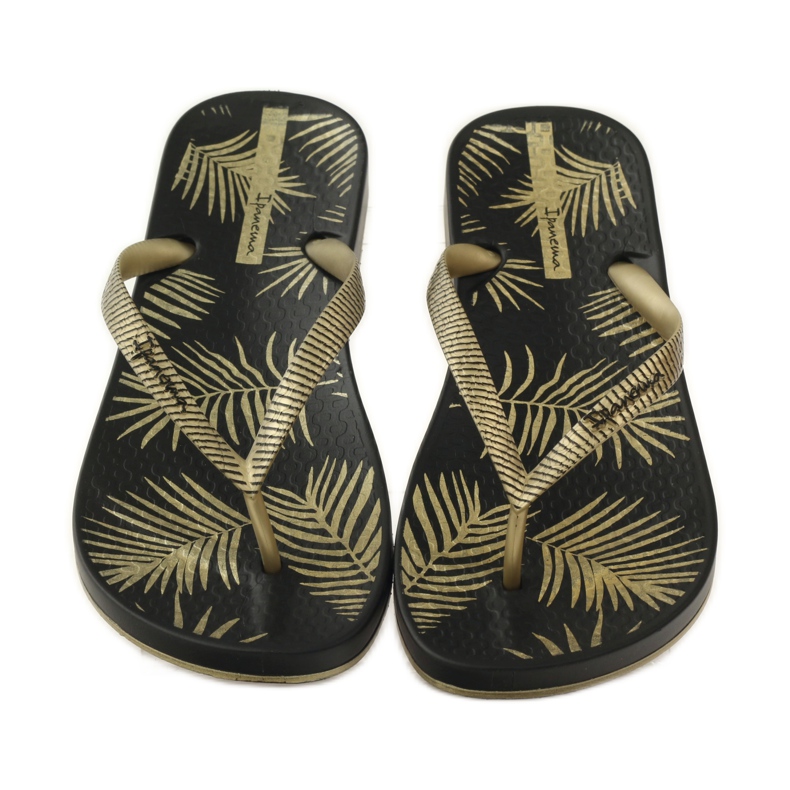 Rider Ipanema 82279 leisure women's slippers black yellow 4