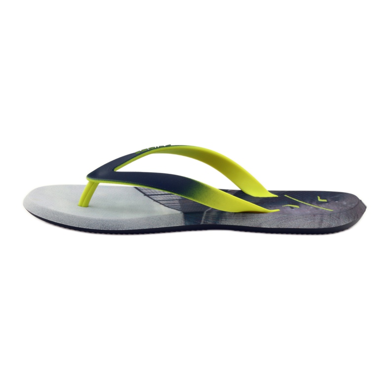 Rider 10719 men's flip-flops grey yellow 2
