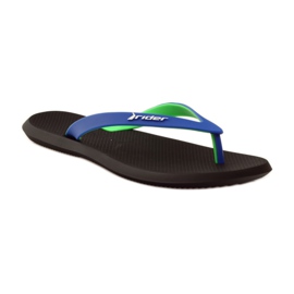 Rider 10594 men's flip-flops black blue green 1 Rider 10594 men's flip-flops black blue green 1