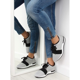 Gray 16-515 gray sports shoes grey black 1