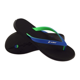 Rider 10594 men's flip-flops black blue green 3