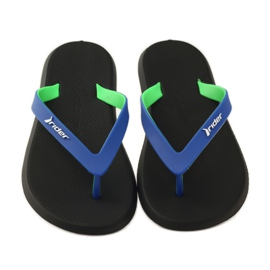 Rider 10594 men's flip-flops black blue green 4