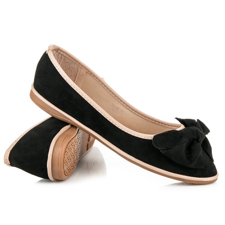 Seastar Suede ballerinas black 1