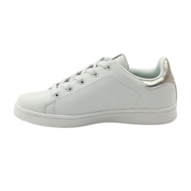 American Club American heart sneakers with leather insole white grey 2