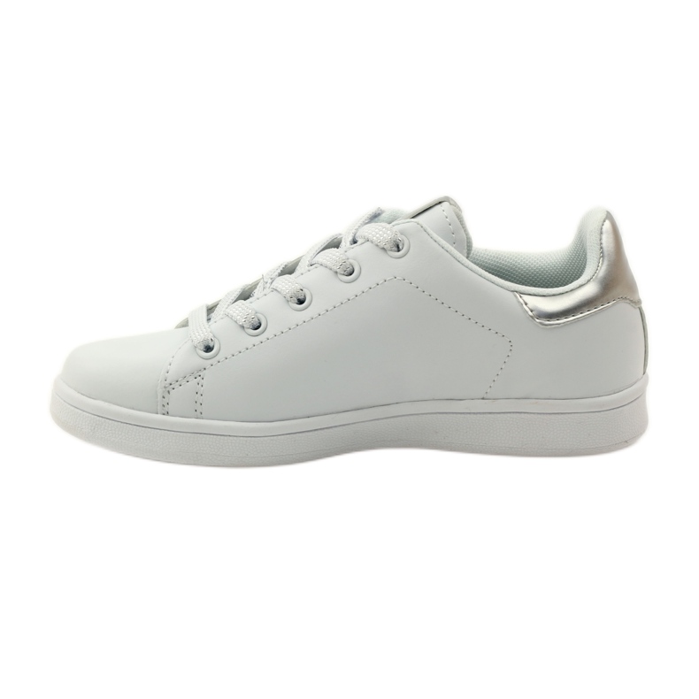 American Club American heart sneakers with leather insole white grey 2