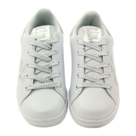 American Club American heart sneakers with leather insole white grey 4