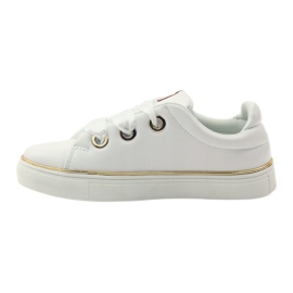 American Club Women's sneakers satin string 17152 white 2