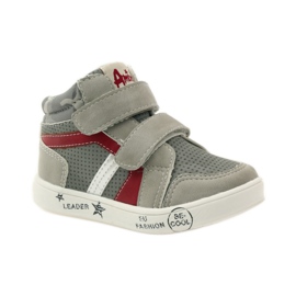 American Club American 17353 sports shoes red grey 1