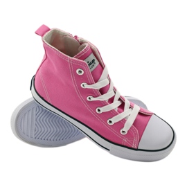 American Club Women's slider sneakers and pink laces 3 American Club Women's slider sneakers and pink laces 3