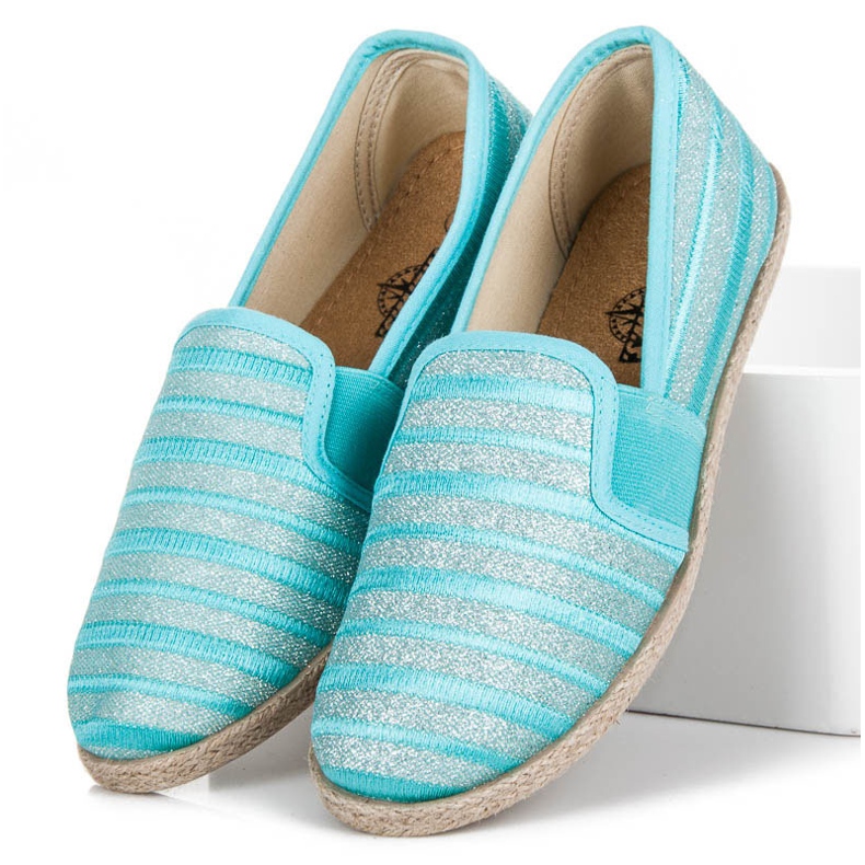 Blue espadrilles 1