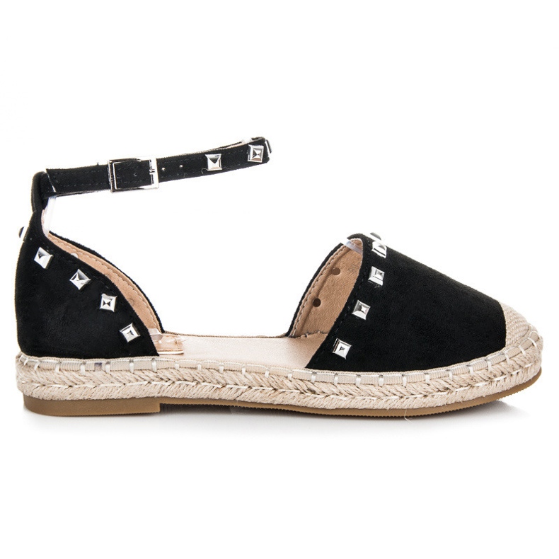 Nio Nio Flat espadrilles sandals black 1