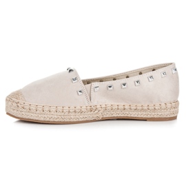 Nio Nio Beige espadrilles with studs 1