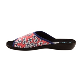Adanex Light coral flowered slippers G1 / 2 white multicolored pink 2