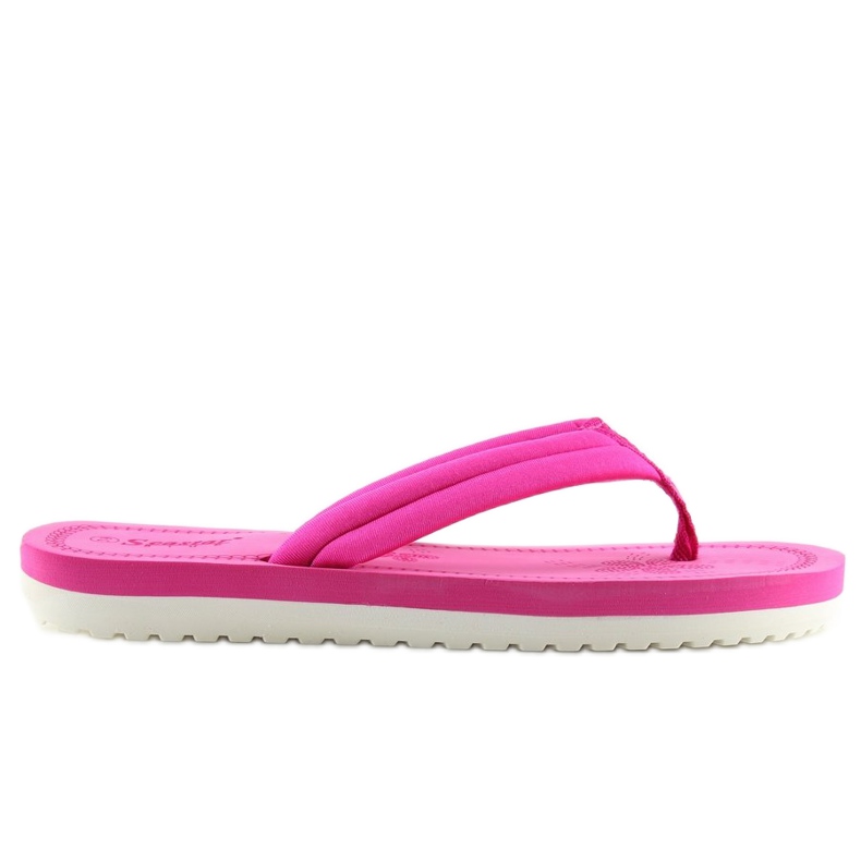 Women's fuchsia flip-flops CK38 fushia pink 1