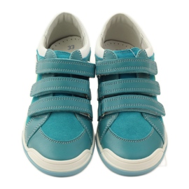 Girls' shoes with Velcro Bartek pink yellow blue white 4