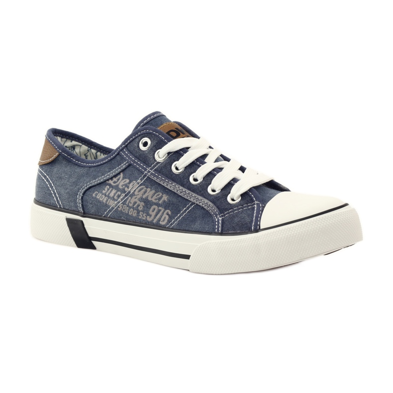 DK 0024 denim sneakers tied sneakers navy blue 1 DK 0024 denim sneakers tied sneakers navy blue 1