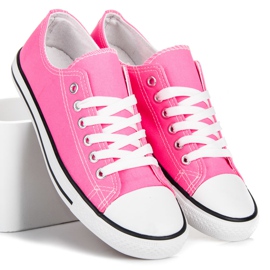 Seastar Pink Neon Sneakers 1