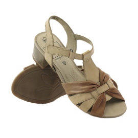 Caprice sandals women's shoes 28205 brown 3