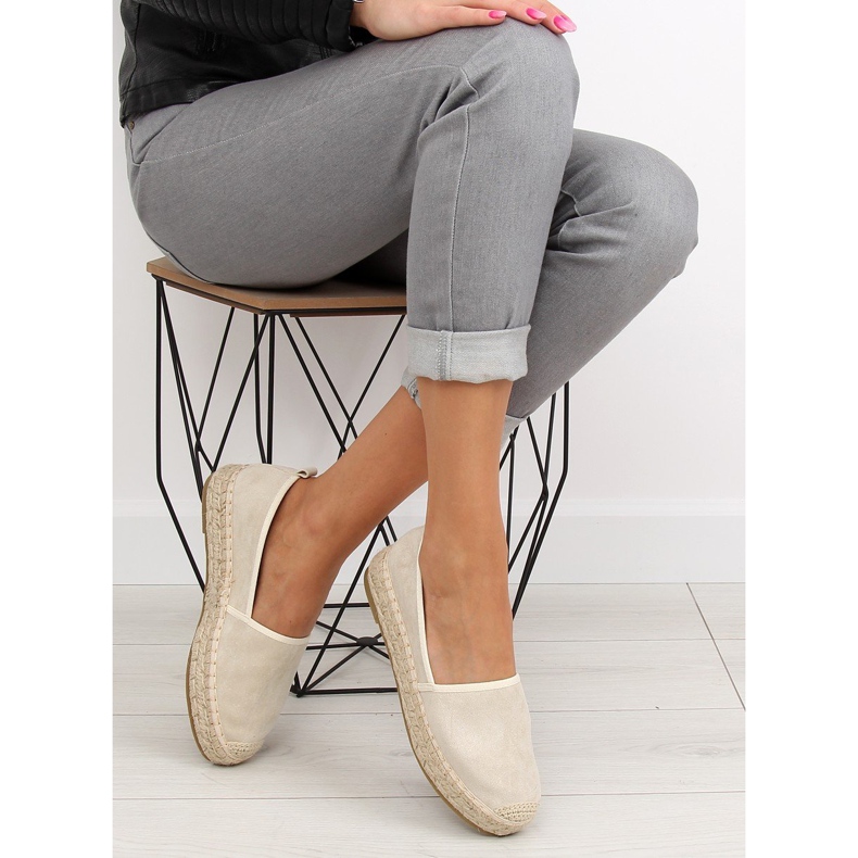 Beige espadrilles for women BB10P beige 1