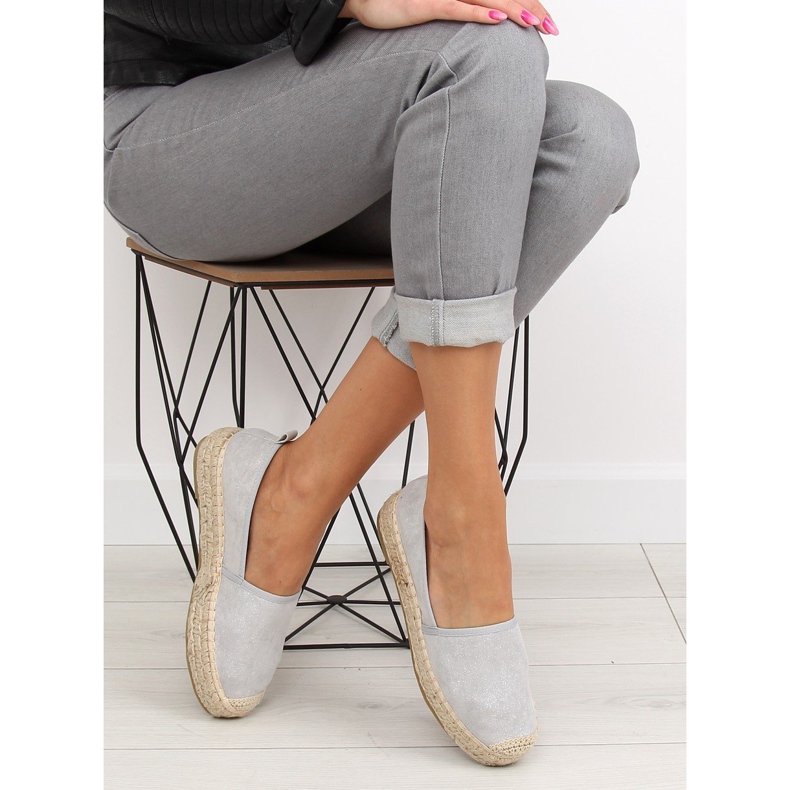 Gray espadrilles for women BB10P gray grey 1 Gray espadrilles for women BB10P gray grey 1