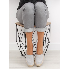 Gray espadrilles for women BB10P gray grey 2