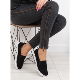 Black XL07P Black slipony sneakers 1