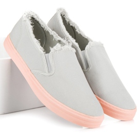 Seastar Gray Slipons grey 1