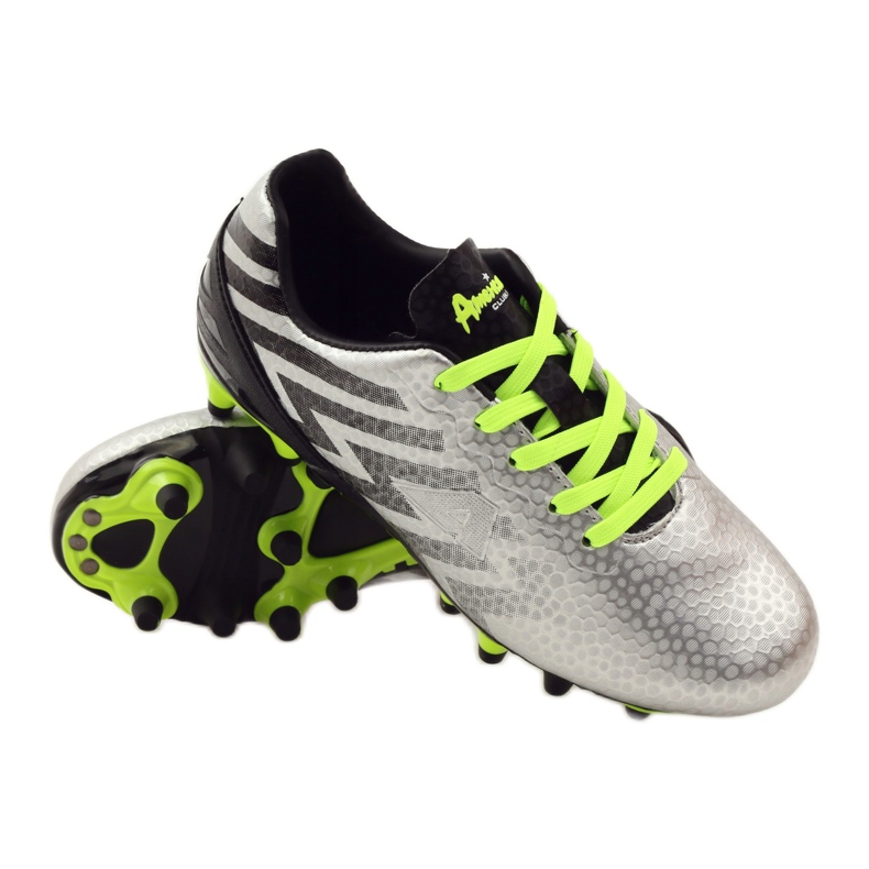 American Club American 170603 boys' sports cleats grey 3 American Club American 170603 boys' sports cleats grey 3