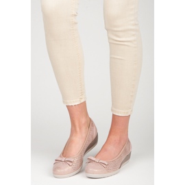 Vinceza Ballerina with a bow pink 1