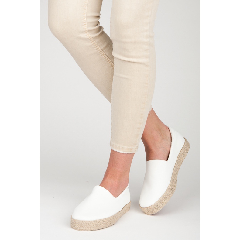 Kylie White Espadrilles 1