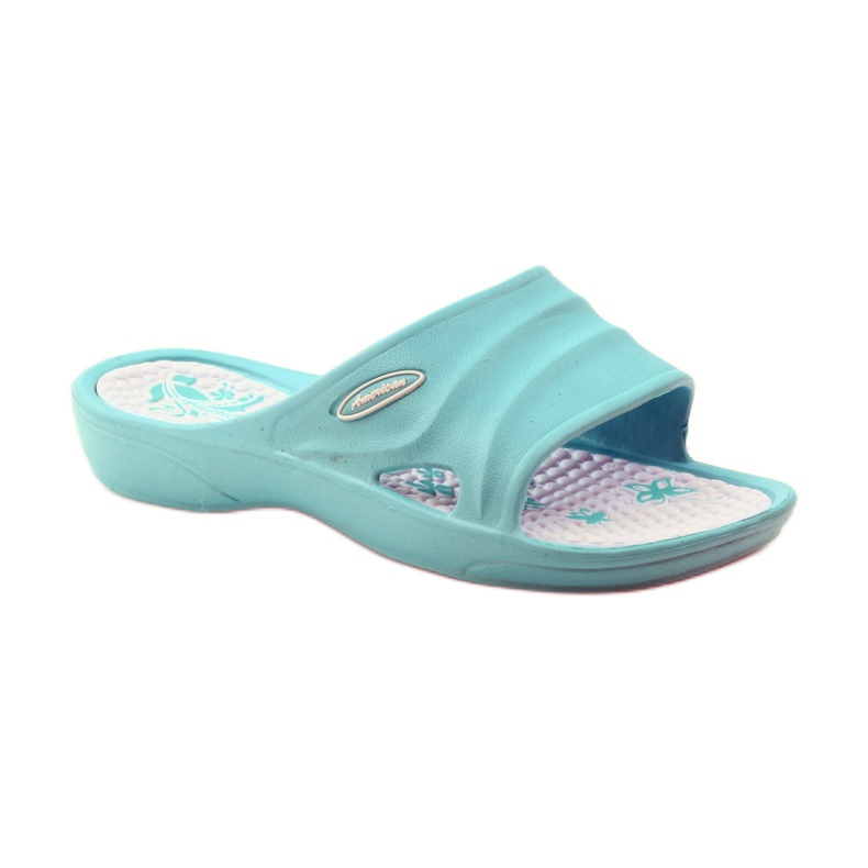 American Club American mint foam slippers for water blue multicolored 1