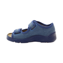 Boys' sandals with turnips Befado 113x010 navy blue blue 2 Boys' sandals with turnips Befado 113x010 navy blue blue 2