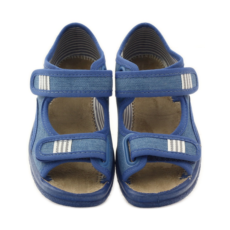 Boys' sandals with turnips Befado 113x010 navy blue blue 4