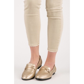 Vices Golden Slip On Loafers 2