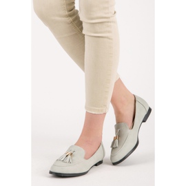 Vices Loafers with fringes grey 1
