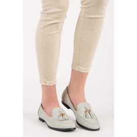 Vices Loafers with fringes grey 2