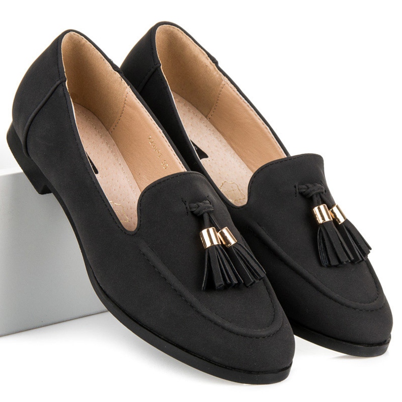 Vices Loafers with fringes black 2
