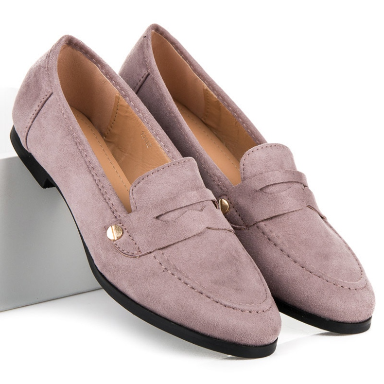 Seastar Suede loafers purple 2