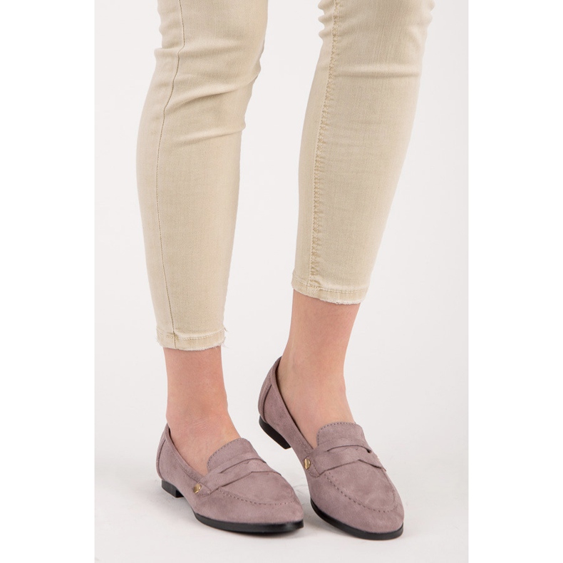 Seastar Suede loafers violet 1