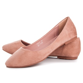 Seastar Suede ballerinas pink 2