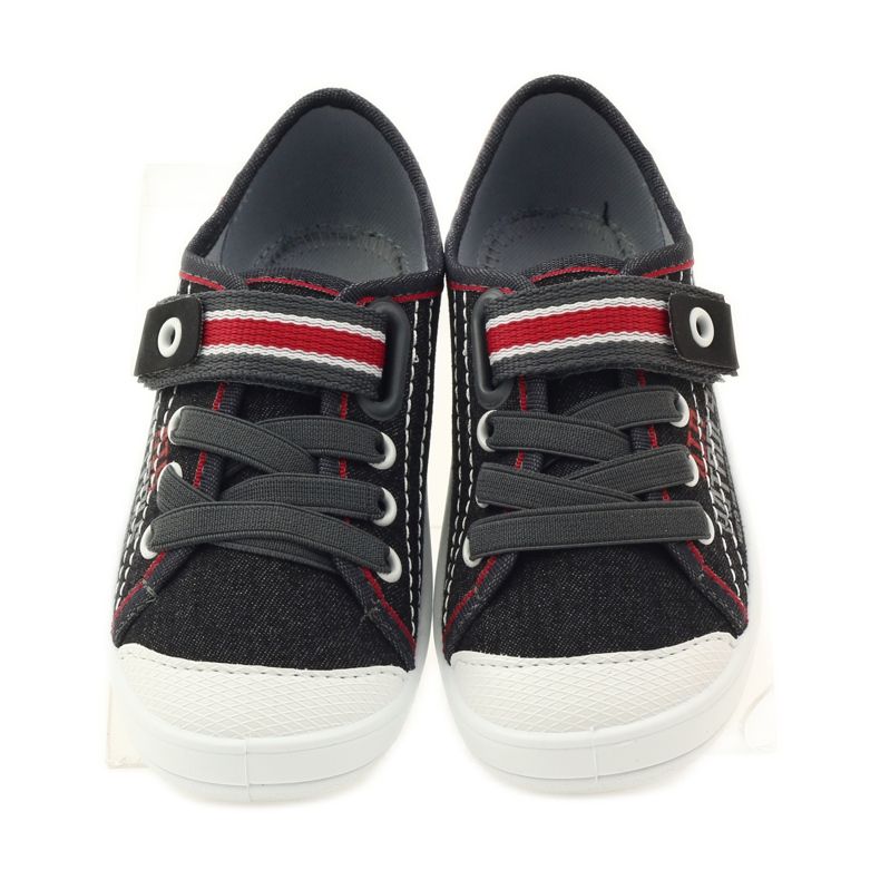 Befado children's shoes, sneakers, slippers 251x091 red grey white 4