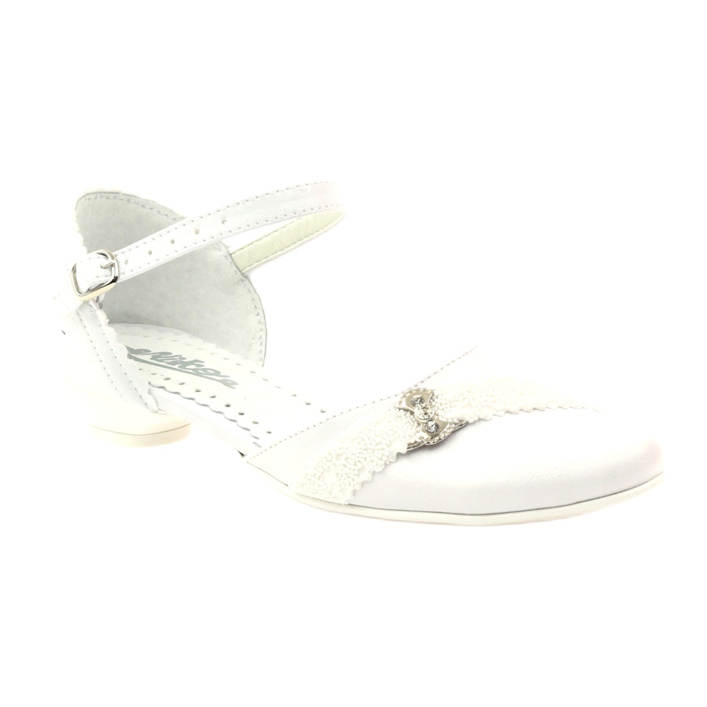Pumps communion ballerinas Miko 714 white 1