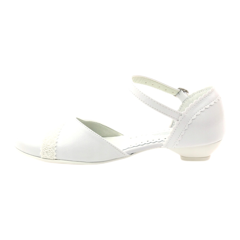 Pumps communion ballerinas Miko 714 white 2