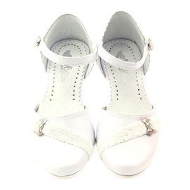 Pumps communion ballerinas Miko 714 white 4