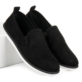 Bestelle Openwork slipons black 2