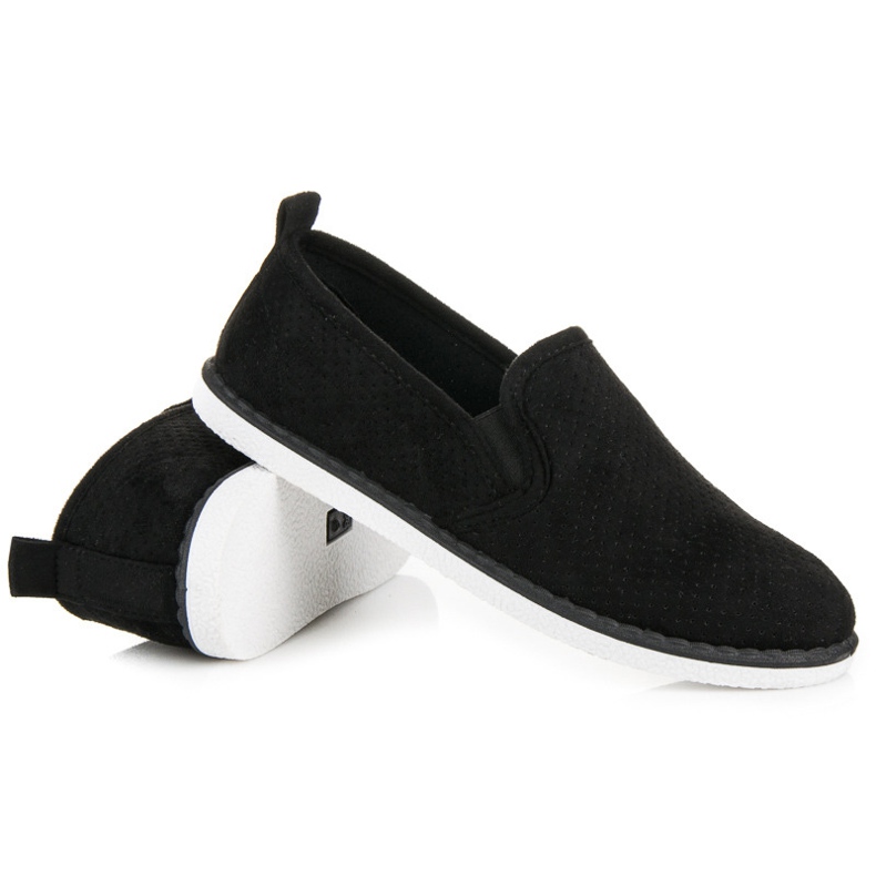 Bestelle Openwork slipons black 1