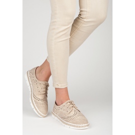 Kylie Openwork Espadrilles beige 2