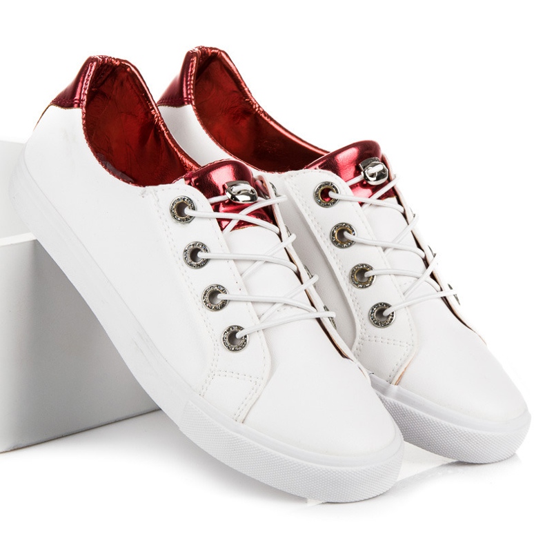 KYLIE white sneakers multicolored 2