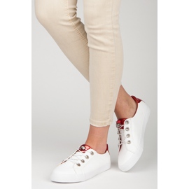 KYLIE white sneakers multicolored 1