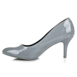 Vices Classic shine heels grey 1